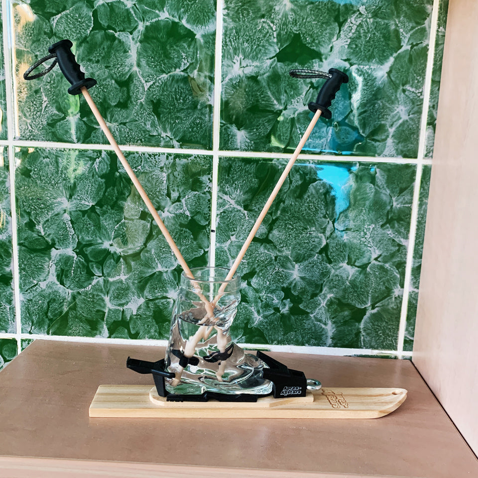 Apres-Allstars® Raumduft Zirbe mit Miniski und Stöcken