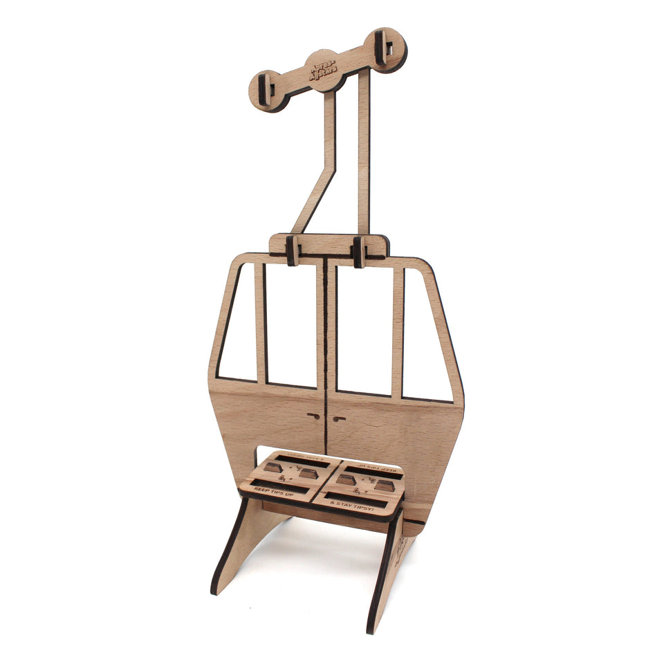 Gondel-Bundle inkl MiniSki, Gläser & Bindungen