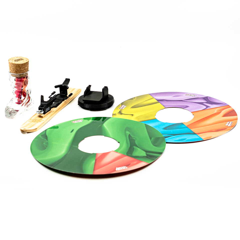 Apres-Allstars® Miniski Roulette - Flaschendrehen in Skiform