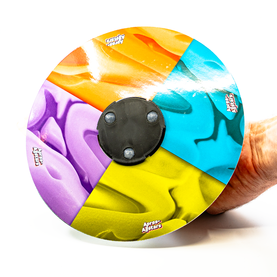 Apres-Allstars® Miniski Roulette - Flaschendrehen in Skiform