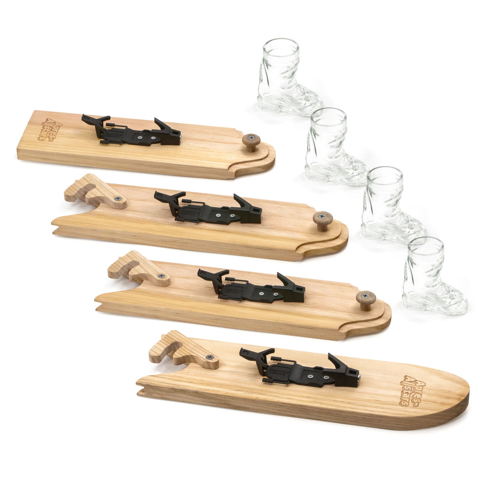 Apres-Allstars® "SwigSki3000®" modularer Shotski® aus Holz