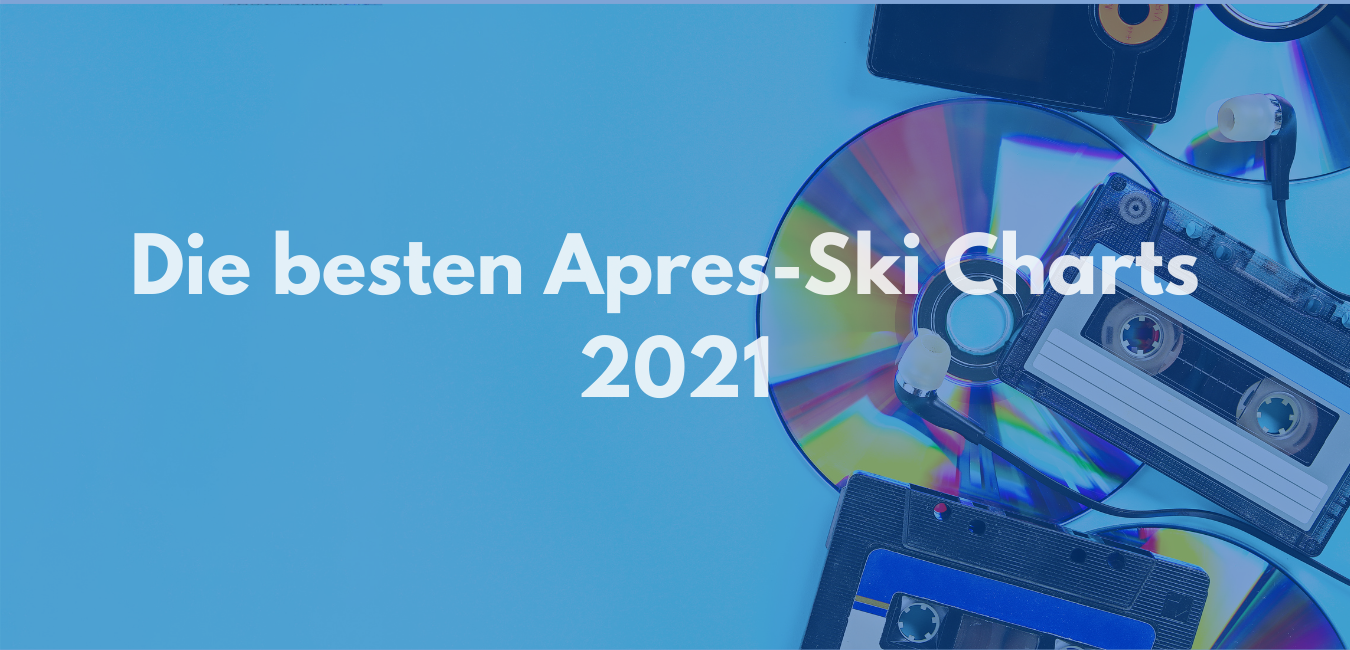 Après-Ski Schild und feiernde Gäste zur Hüttenmusik