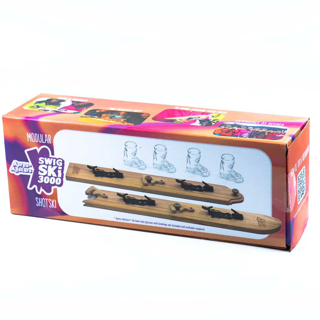 Apres-Allstars® "SwigSki3000®" modulaire shotski® gemaakt van hout