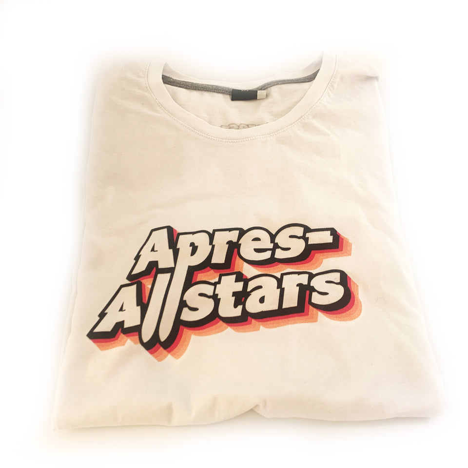 Apres-Allstars® Base Logo T-Shirt – Regular & Oversize, Weiß & Schwarz