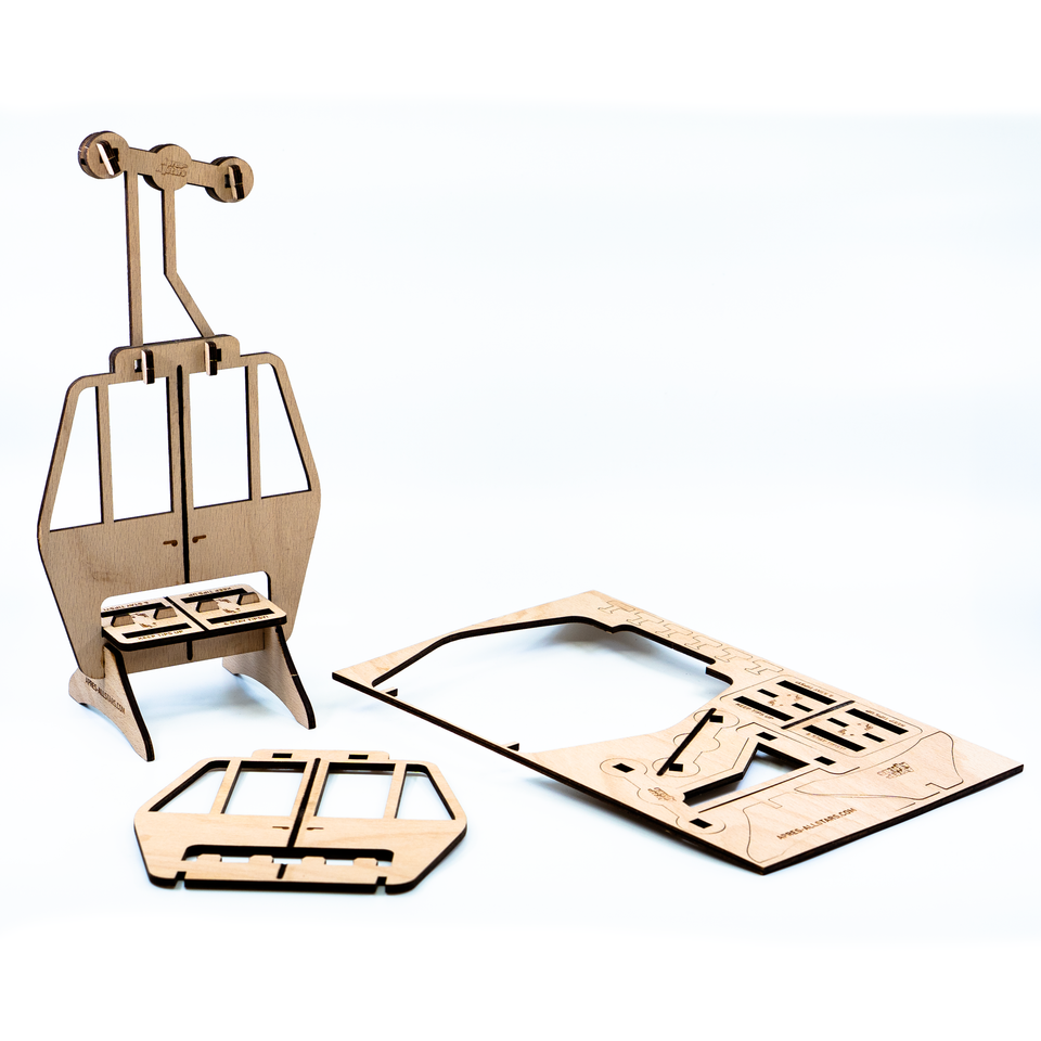Apres-Allstars® party gondola for 4x MiniSki (gondola only)