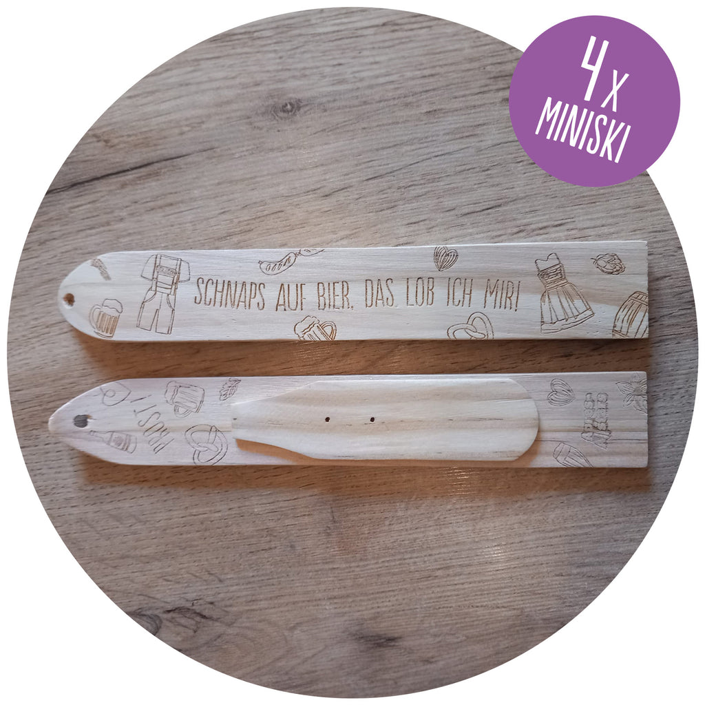 Apres-Allstars® sett med 4 Miniski LIMITED EDITION: Tradition