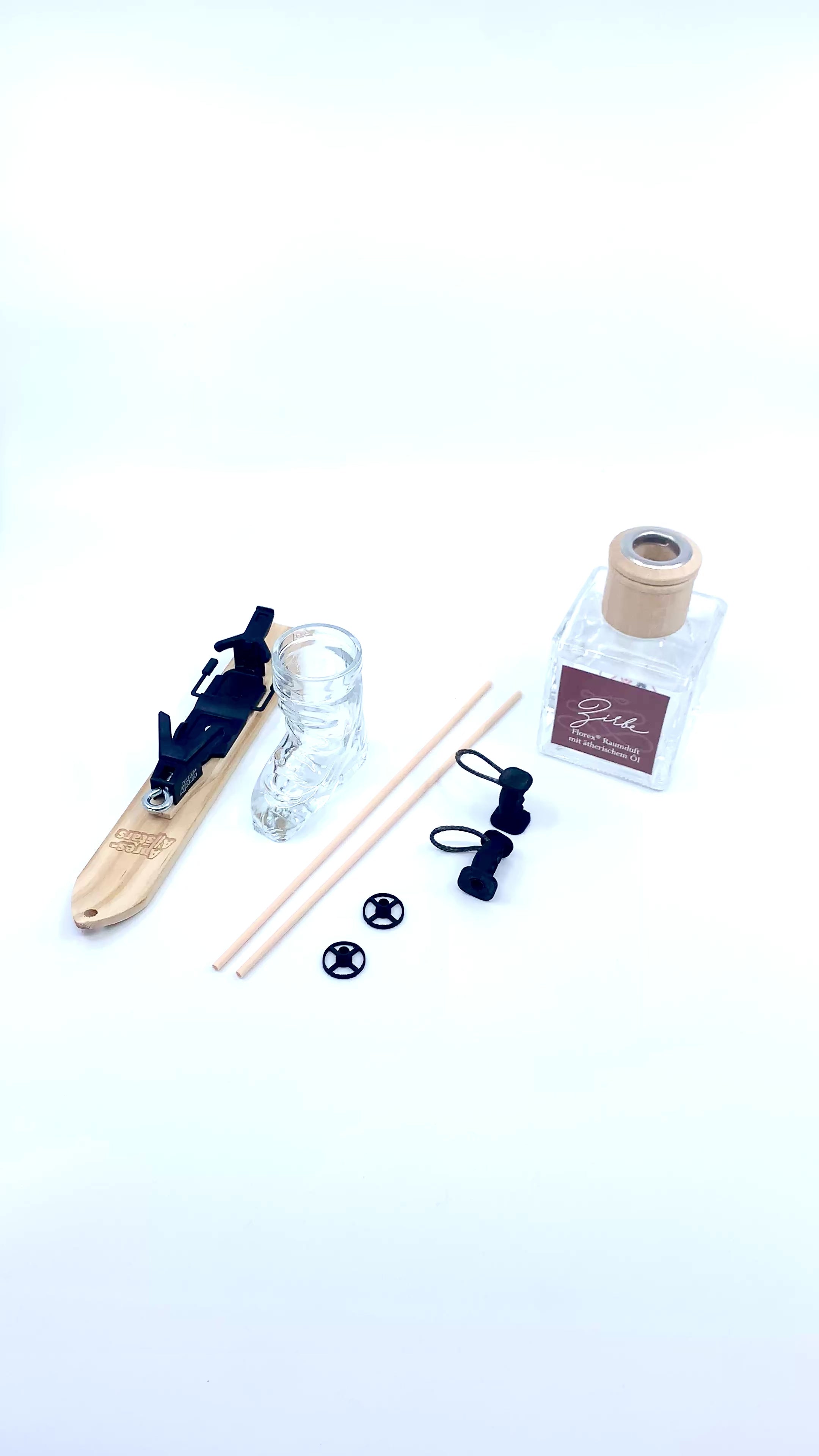 Apres-Allstars® Raumduft Zirbe mit Miniski und Stöcken