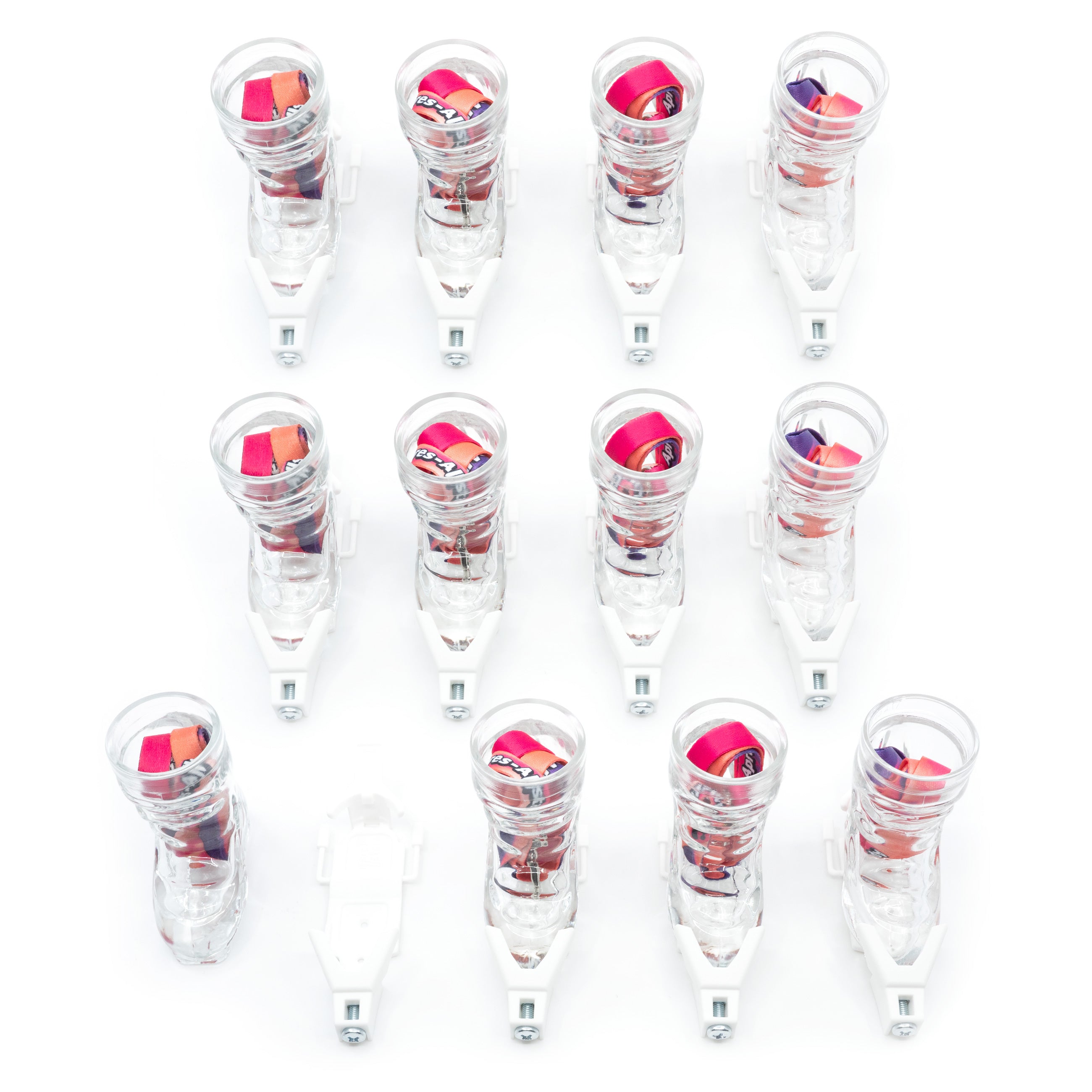 B2C Apres-Allstars® lot de 12 blancs avec cordons