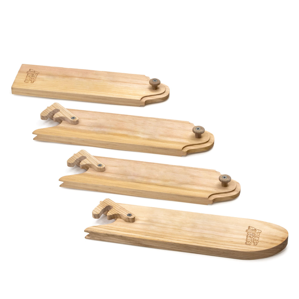 Apres-Allstars® "SwigSki3000®" modular shotski® made of wood