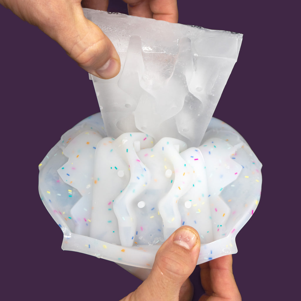 Apres-Allstars® Shot Slope Slalom - Eisrutsche als einfrierbare Silikonform genauso als Kuchenform