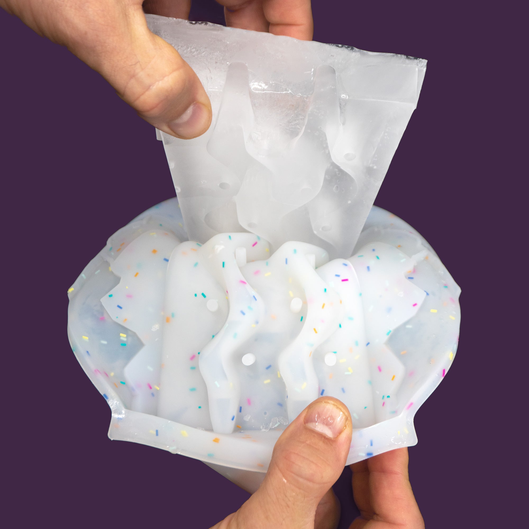 Apres-Allstars® Shot Slope Slalom - Eisrutsche als einfrierbare Silikonform genauso als Kuchenform